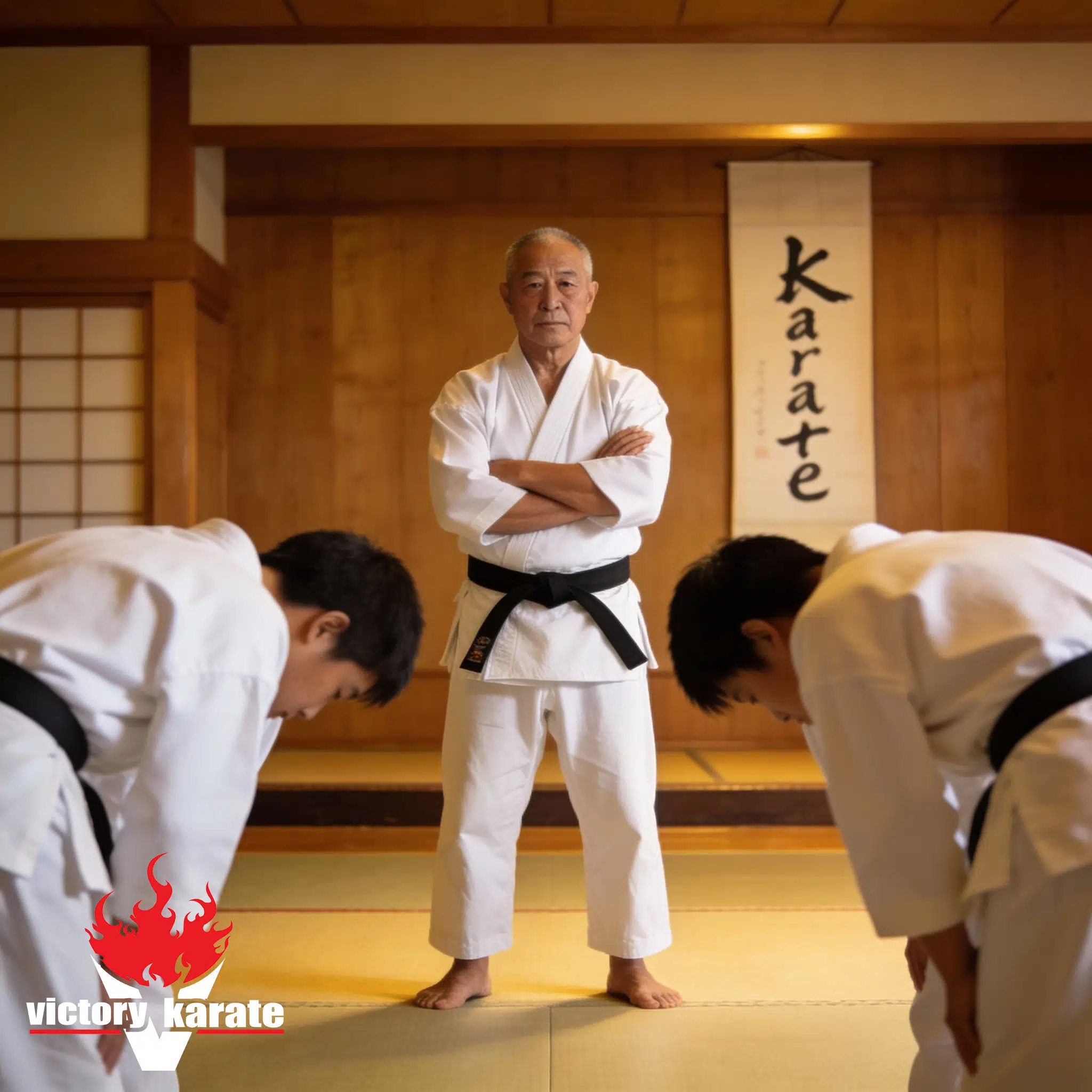 black belt test ceremony