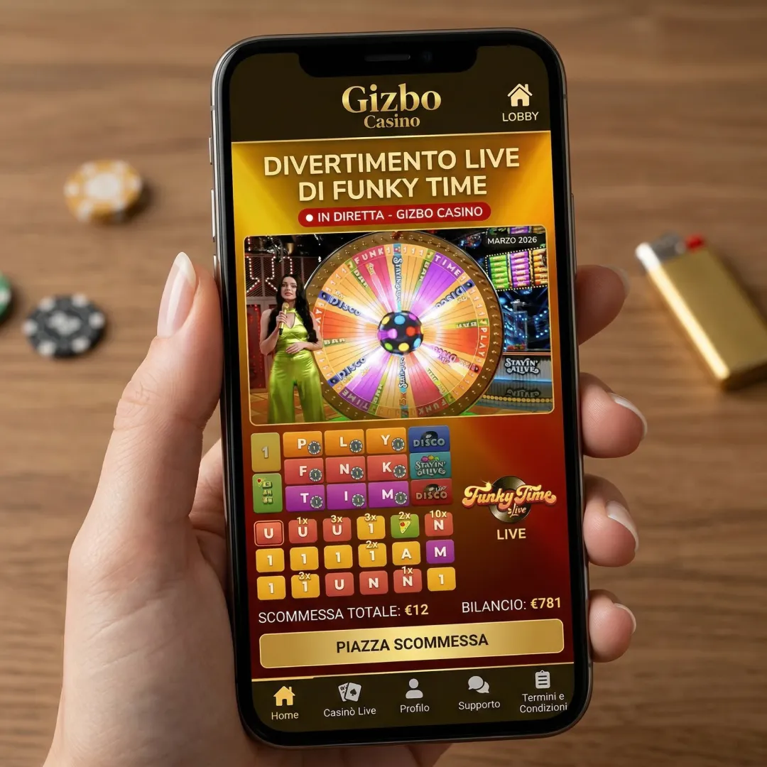 Bonus Stayin Alive di Funky Time — presenter al piano 7 con moltiplicatore 85x