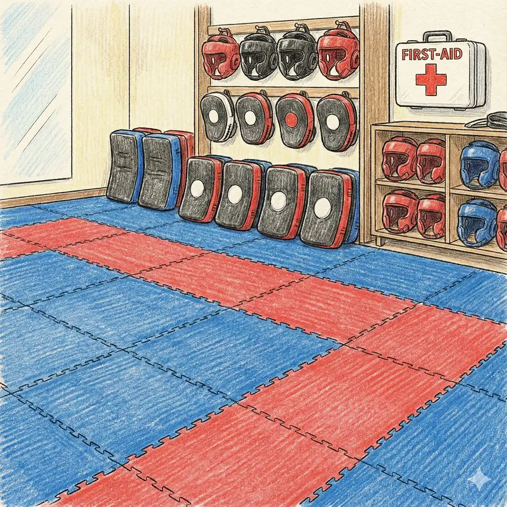 dojo facility safety mats equipment