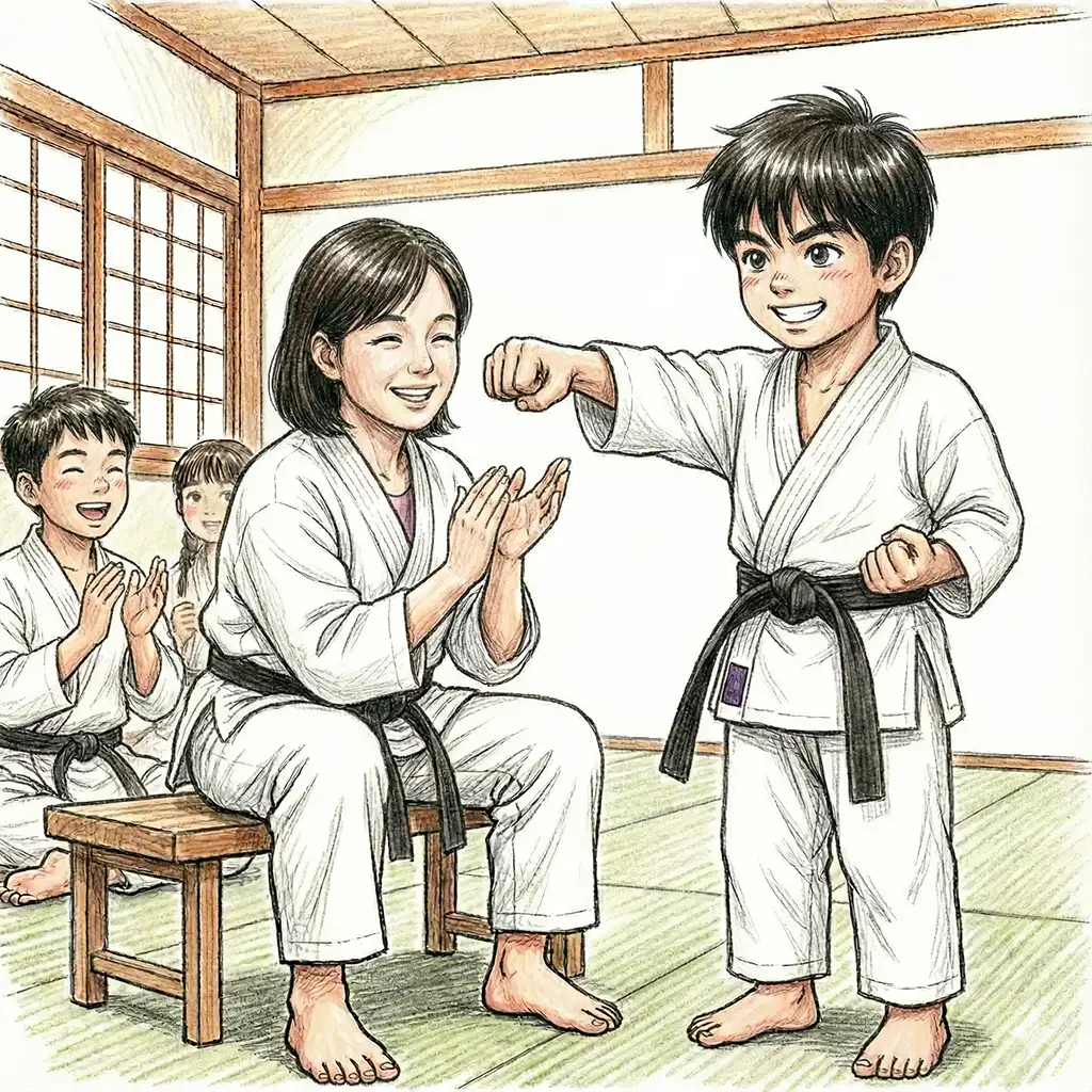 karate black belt achievement kids