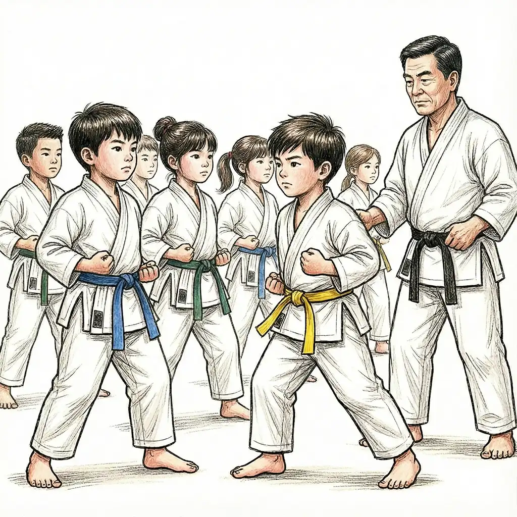 karate discipline self-control children