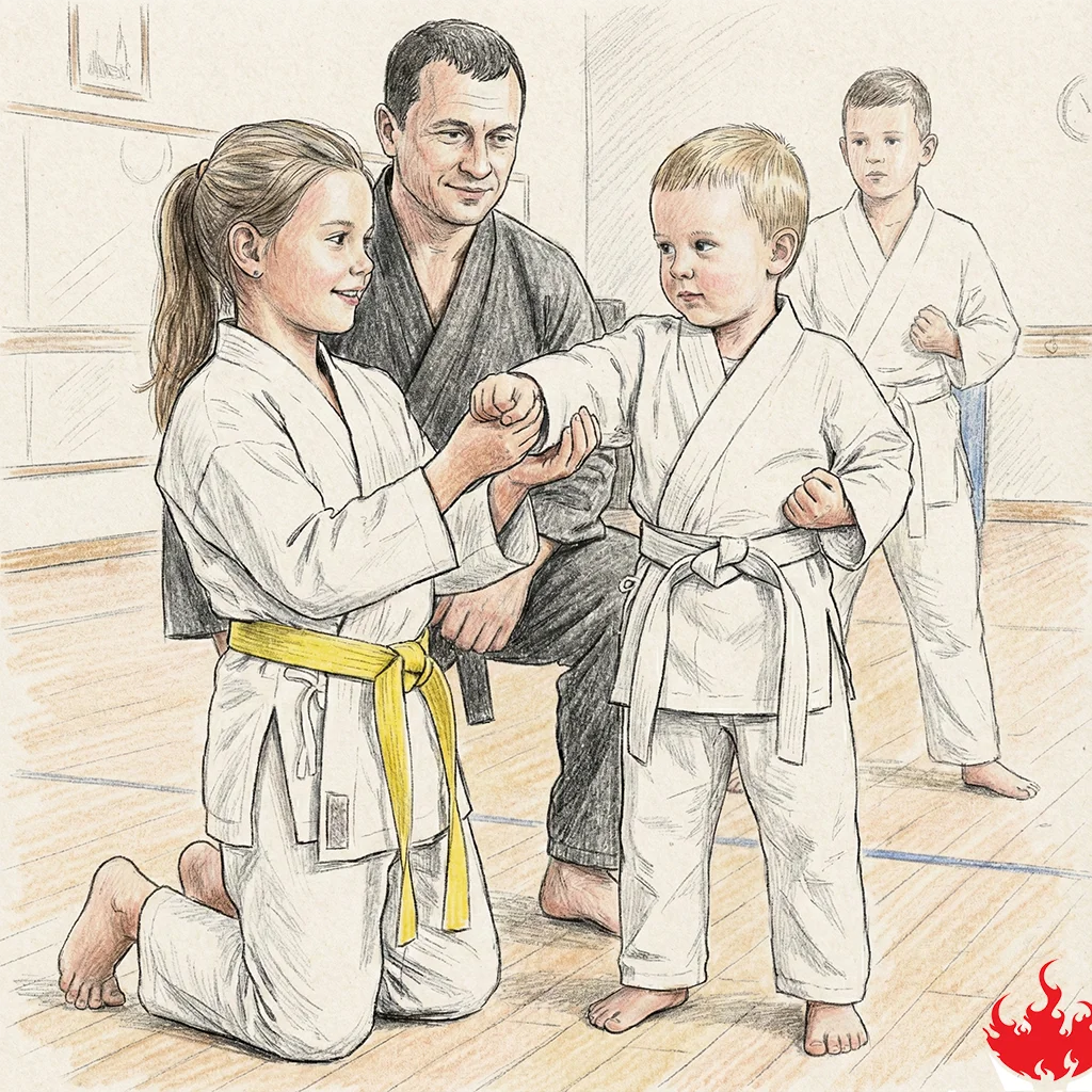 karate posture training children