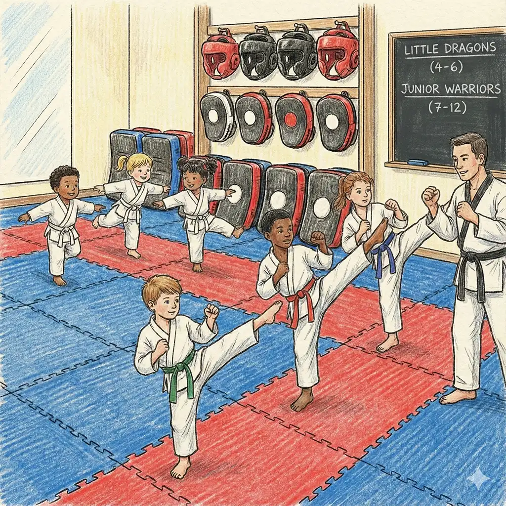 kids karate age groups curriculum