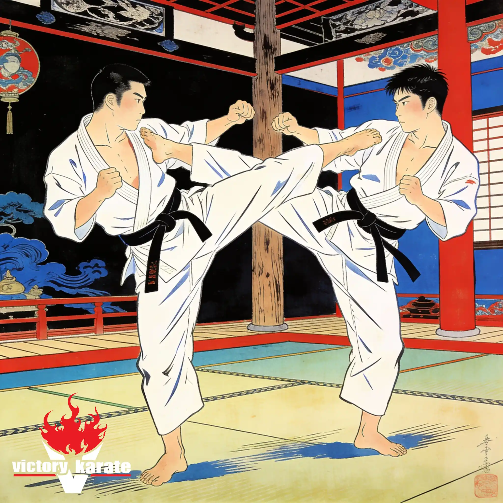 kumite tournament match